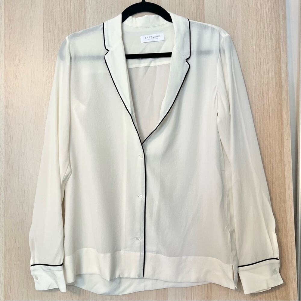 Everlane 100% Silk Button Down Shirt